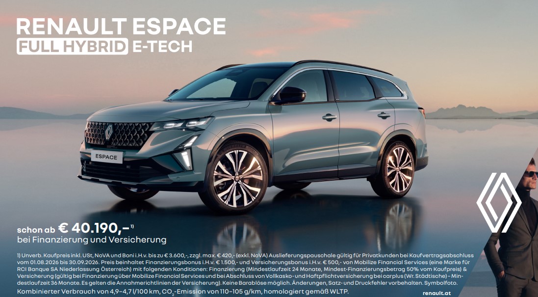 Renault Espace Full Hybrid E-Tech