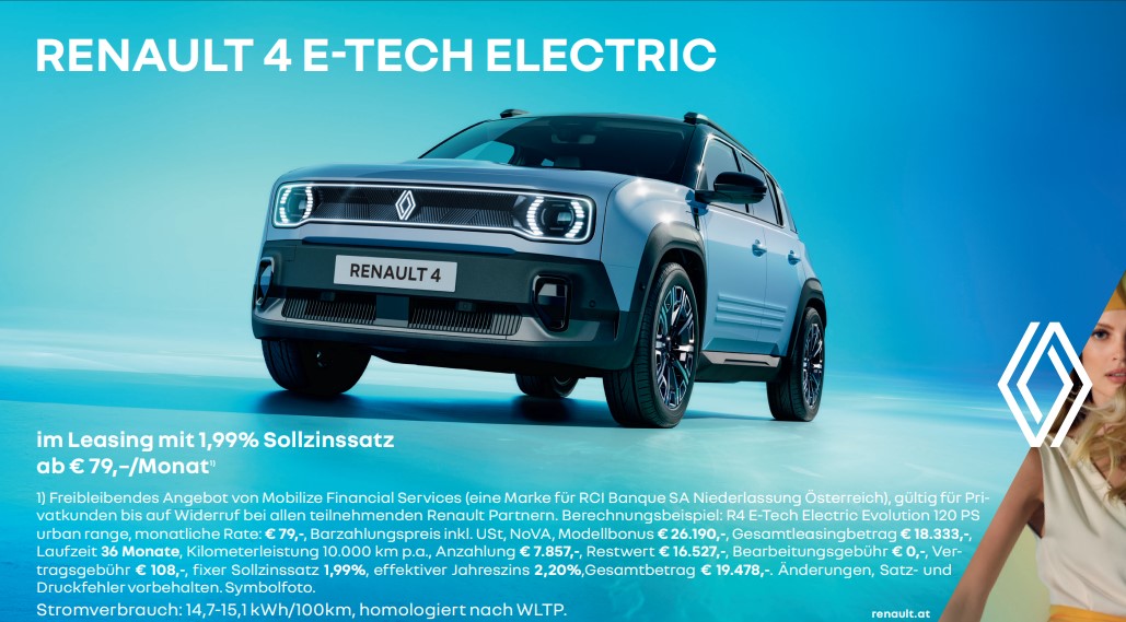 Renault 4 E-Tech Electric