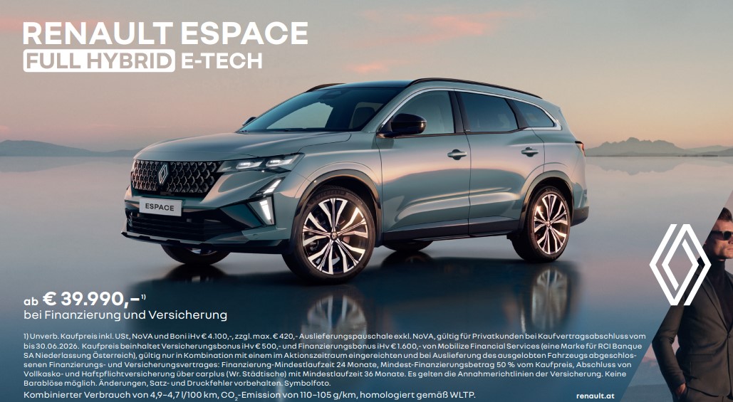 Renault Espace Full Hybrid E-Tech