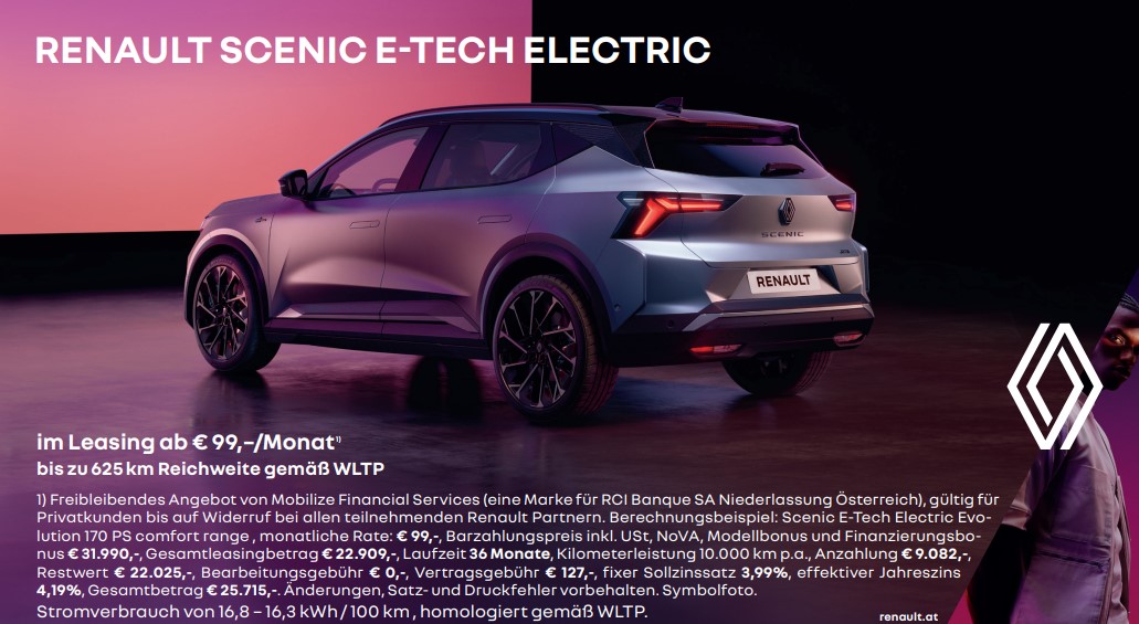 Renault Scenic E-Tech Electric